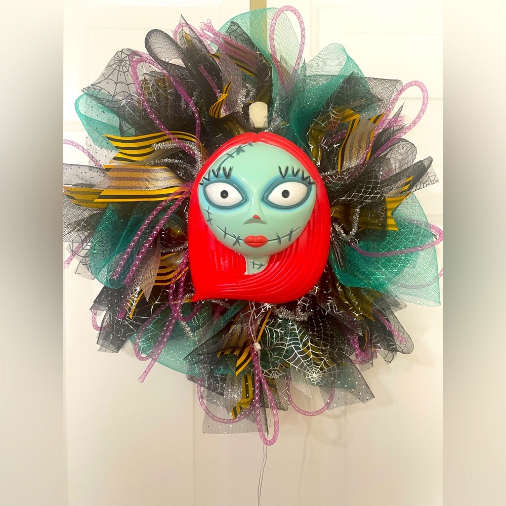 Nightmare before Christmas Sally Halloween wreath